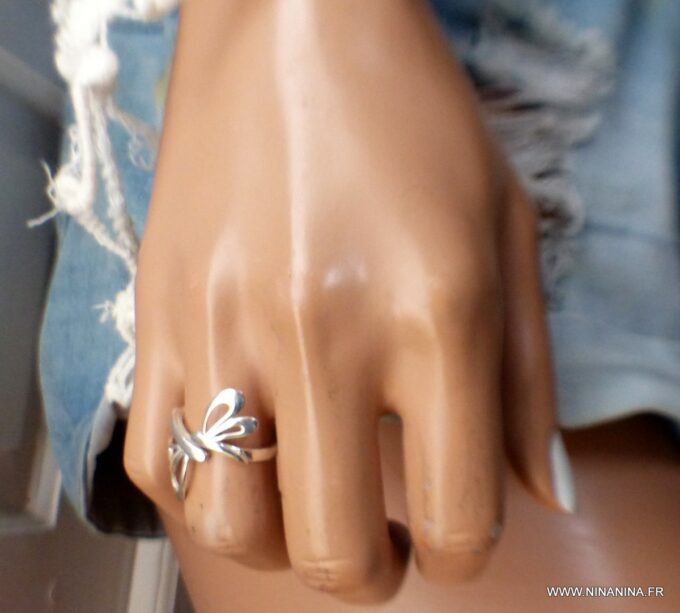 N1315G bague argent originale pour femme- Bijoux Bagues en ligne Ninanina