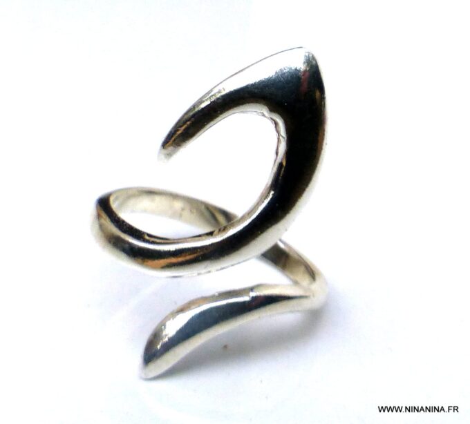 N1316H Bague argent femme originale ajustable - Bijoux Bagues en ligne Ninanina