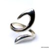 N1316M Bague argent femme originale ajustable - Bijoux Bagues en ligne Ninanina
