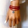 N1578f_Bracelet_femme_wrap_cordon_daim_rouge_medaille_argent_925_massif_NINANINA