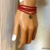 N1578j_Bracelet_femme_wrap_cordon_daim_rouge_medaille_argent_925_massif_NINANINA-1