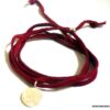 N1578m_Bracelet_femme_wrap_cordon_daim_rouge_medaille_argent_925_massif_NINANINA-1