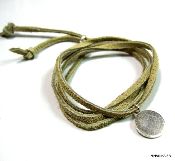 N1578terk_bracelet_wrap_cordon_daim_medaille_argent_massif-1