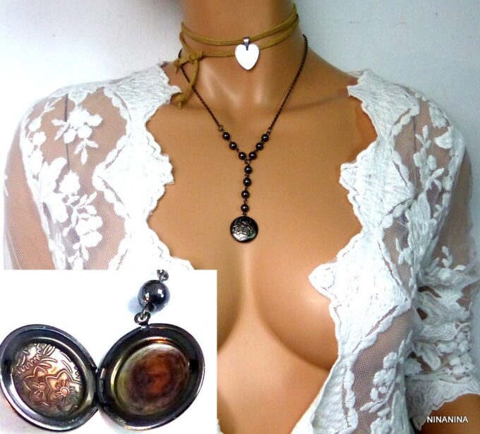 N1591ter_collier_femme_chapelet_porte-photo_metal_noir_perles-1