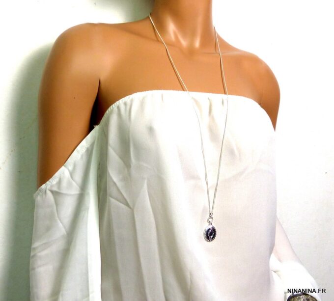N1642teri_collier_long_porte-photo_ovale_plaque_argent-2