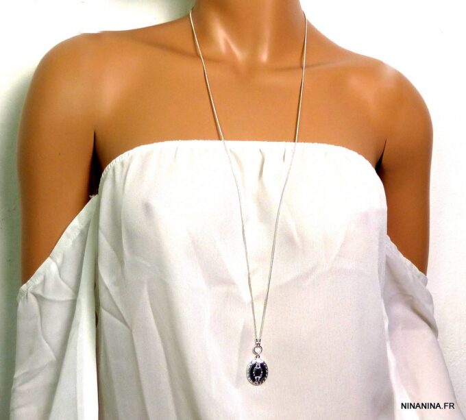 N1642terl_collier_long_porte-photo_ovale_plaque_argent-2
