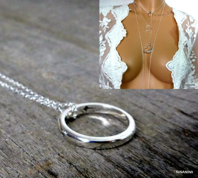 N1650terterg_Collier_anneau_plaque_argent