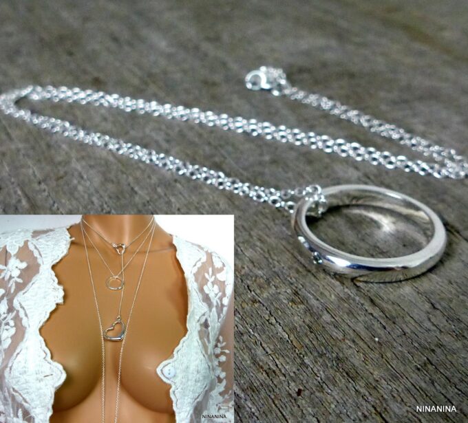 N1650terteri_Collier_anneau_plaque_argent