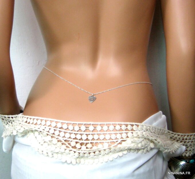 N1670terf_chaine_de_taille_coeur_argent_massif