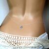 N1670terg_chaine_de_taille_coeur_argent_massif