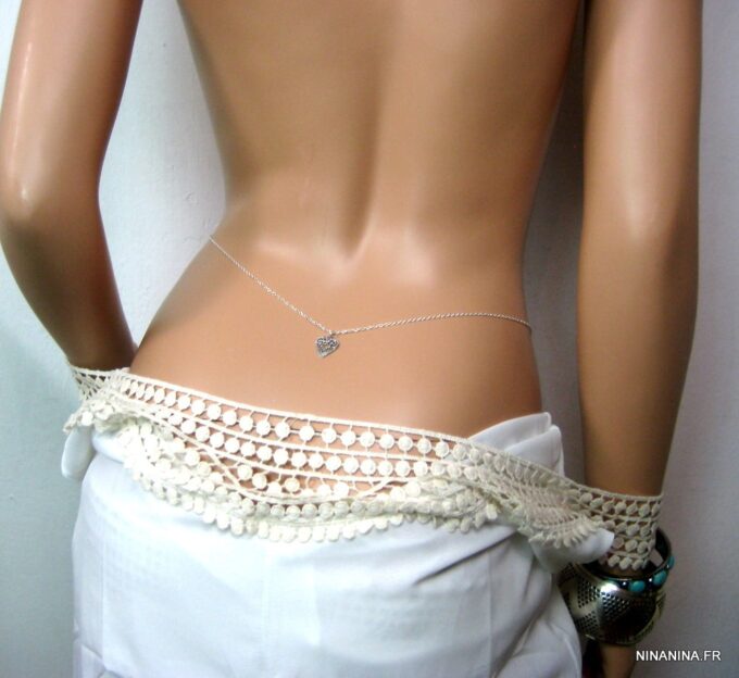 N1670terh_chaine_de_taille_coeur_argent_massif