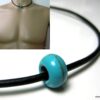N1701ter_collier_homme_cordon_cuir_et_perle_turquoise