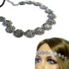 N1704tere_Headband_fleurs_metal_argent