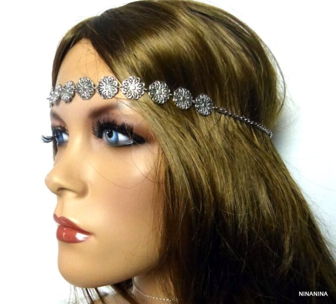 N1704terf_Headband_fleurs_metal_argent