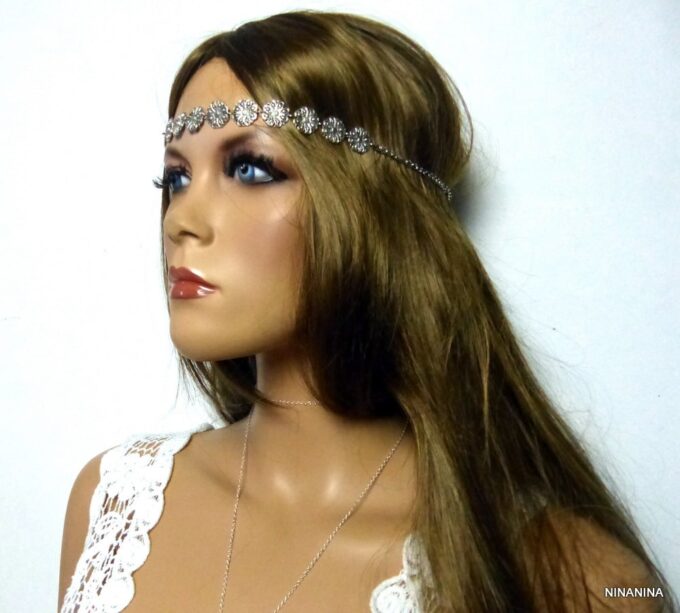 N1704terh_Headband_fleurs_metal_argent