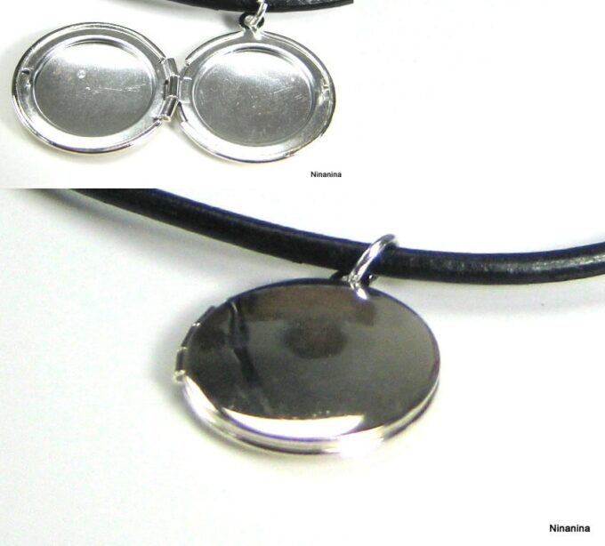 N1709ter_collier_cuir_porte-photo_plaque_argent