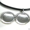 N1709terd_collier_cuir_porte-photo_plaque_argent