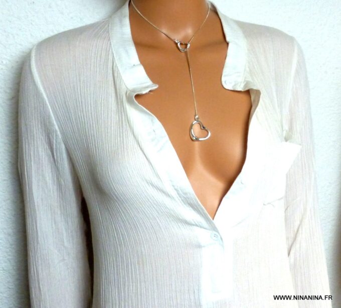 N1710A_Collier_lasso_femme_en_y_coeur_plaque_argent_925_-_Bijoux_en_ligne_NINANINA