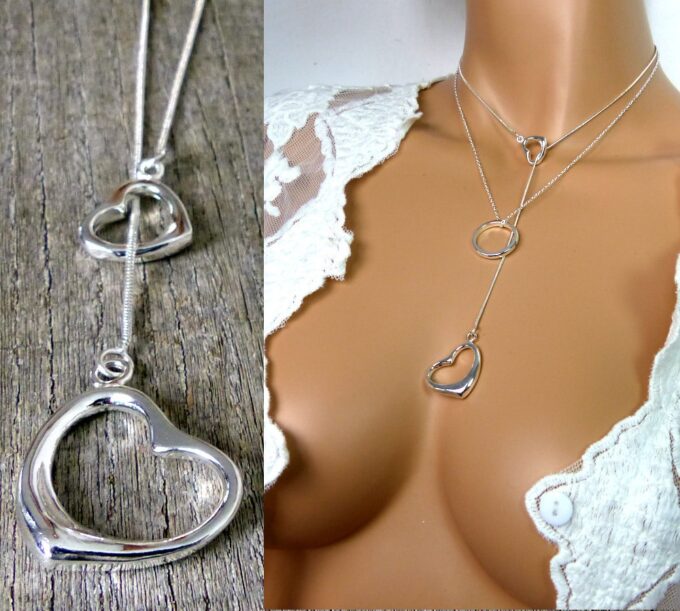 N1710terH_Collier_en_y_coeur_plaque_argent