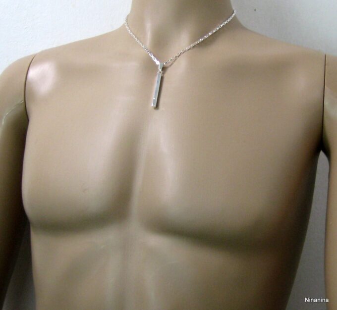 N1730terf_collier_homme_plaque_argent