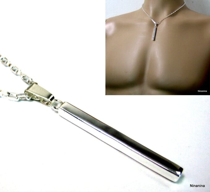 N1730teri_collier_homme_plaque_argent