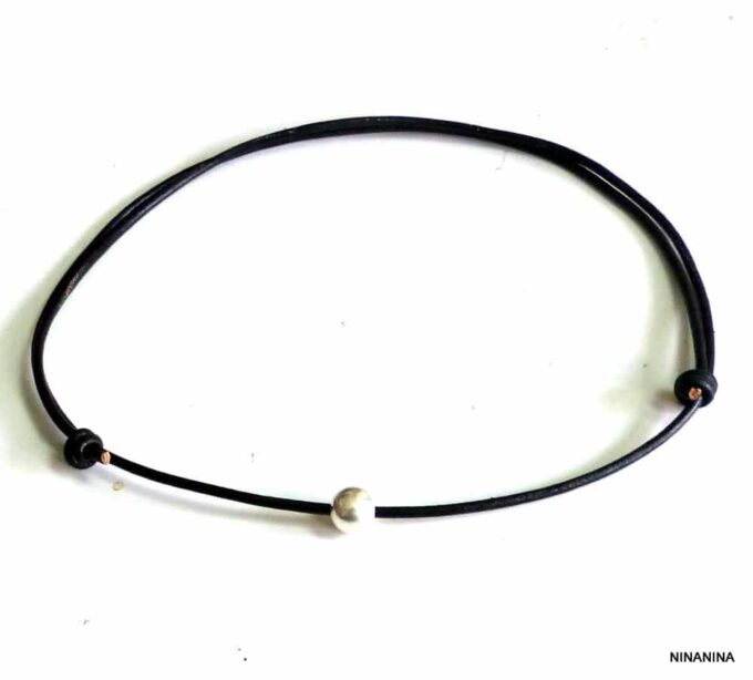 N1823C_Collier_homme_femme_cordon_cuir_perle_boule_argent_925_massif_NINANINA