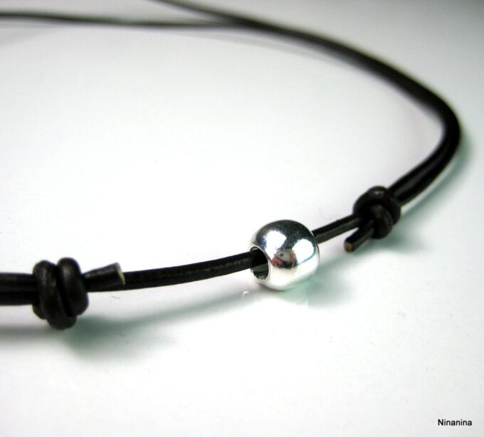 N1823terc_collier_cordon_cuir_homme_perle_argent