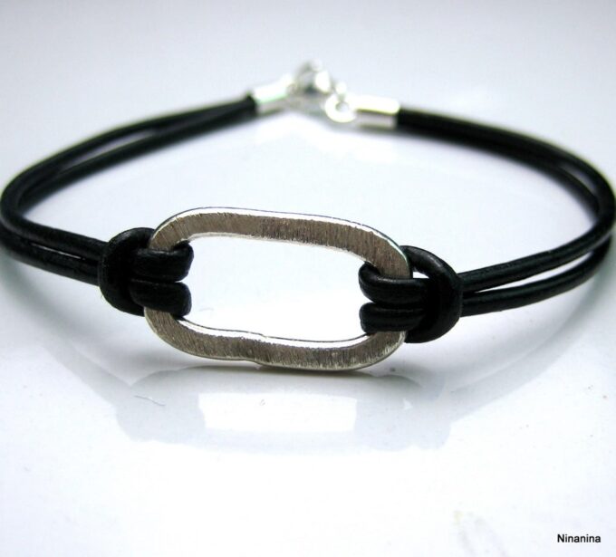 N1940terc_bracelet_cordon_anneau_argent_massif