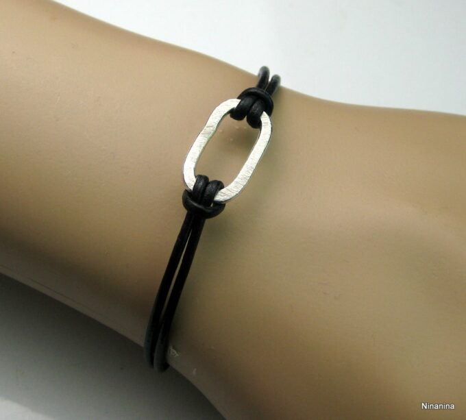 N1940terg_bracelet_cordon_anneau_argent_massif