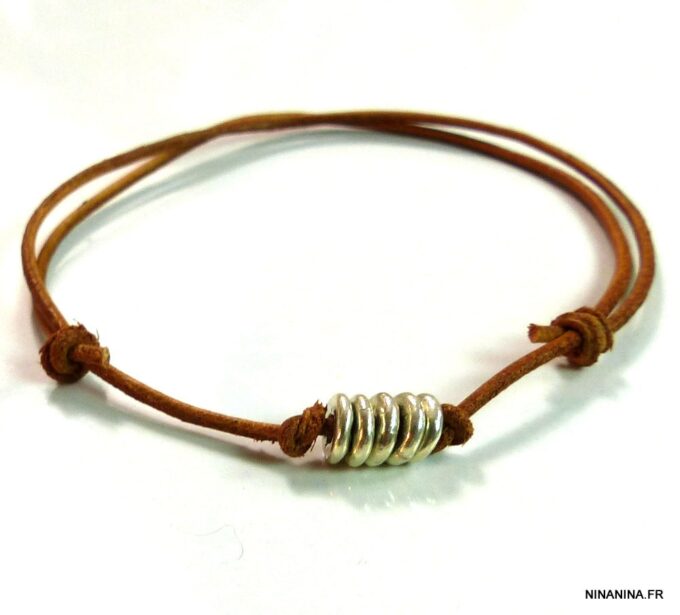 N1942ter_bracelet_cordon_cuir_disque_argent_massif