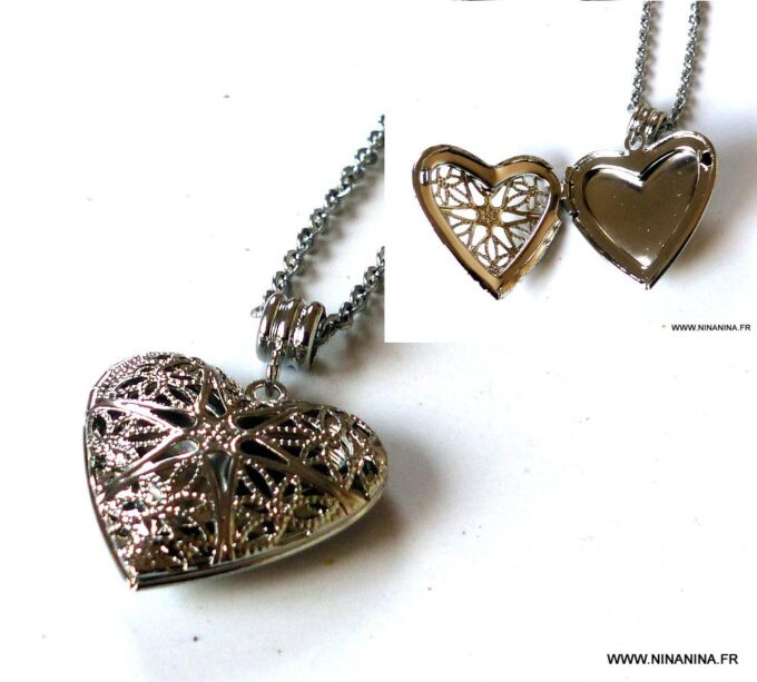 N1957_Collier_femme_coeur_porte_photo_metal_argente_-_Bijoux_en_ligne_NINANINA