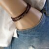 N2001a_Bracelet_2_tours_cuir_fermoir_aimante_acier_inoxydable_-_Bijoux_en_ligne_NINANINA