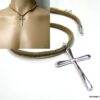N2033TER_collier_homme_daim_croix_plaque_argent