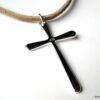 N2033ter_collier_homme_daim_et_croix_plaque_argent