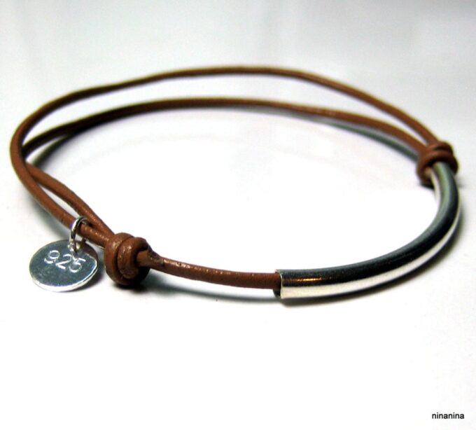 N2034terterc_bracelet_cordon_cuir_argent_massif