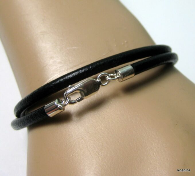 N2045terj_bracelet_wrap_cuir_et_argent_massif