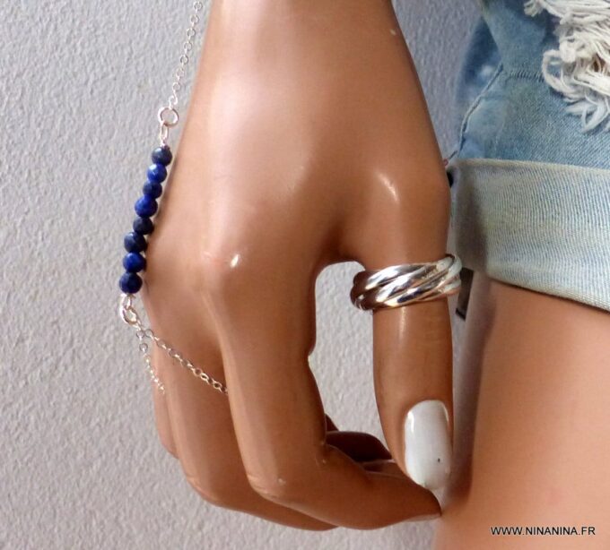 N2067_Bague_5_anneaux_entrelaces_Argent_plaque_-_Bijoux_Bagues_en_ligne_Ninanina-1