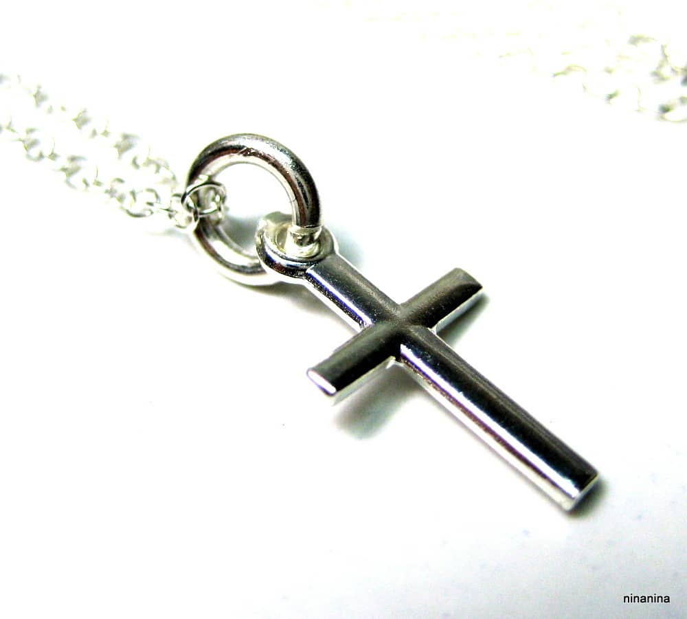 Collier croix femme Argent 925 massif Ninanina