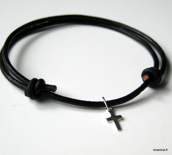 N2090TERa_bracelet_croix_argent_massif