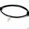 N2090terd_bracelet_cordon_cuir_croix_argent_massif