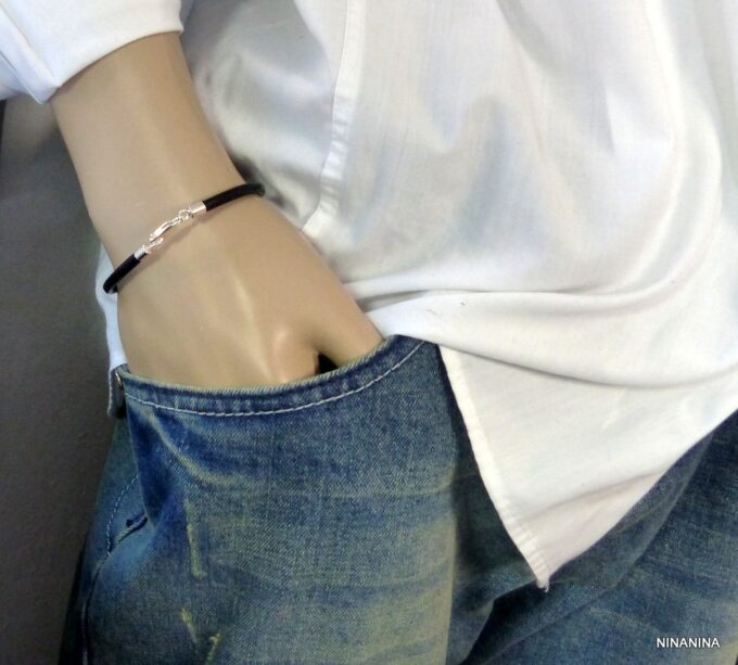 N2106j_Bracelet_homme_cuir_fermoir_argent_massif_925