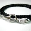 N2110tera_bracelet_cuir_tresse_et_fermoir_crochet_argent_massif