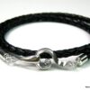 N2110terb_bracelet_cuir_tresse_et_fermoir_crochet_argent_massif