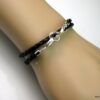 N2110term_bracelet_cuir_tresse_et_fermoir_crochet_argent_massif