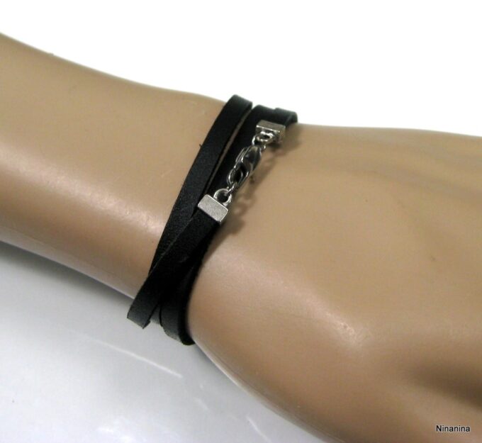 N2111terf_bracelet_wrap_homme_cuir_noir