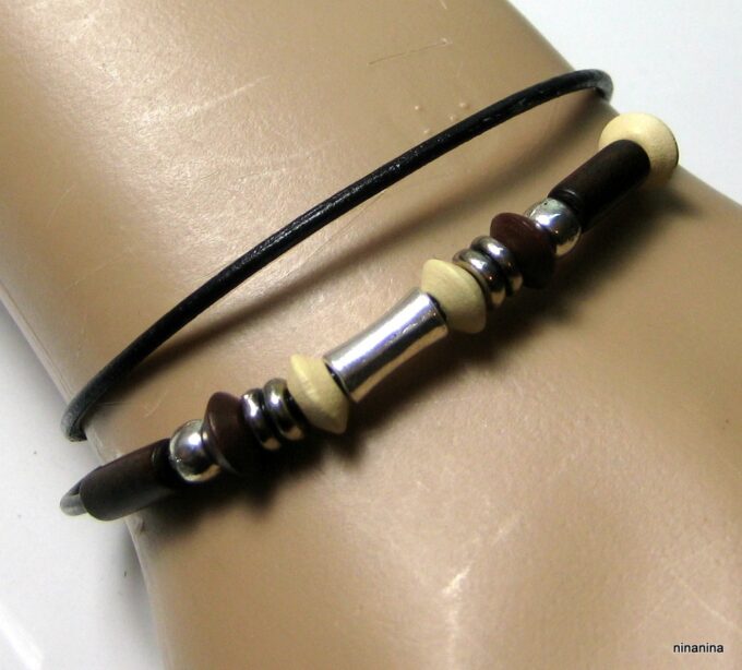 N2163terh_bracelet_homme_wrap_cuir_et_perles_bois
