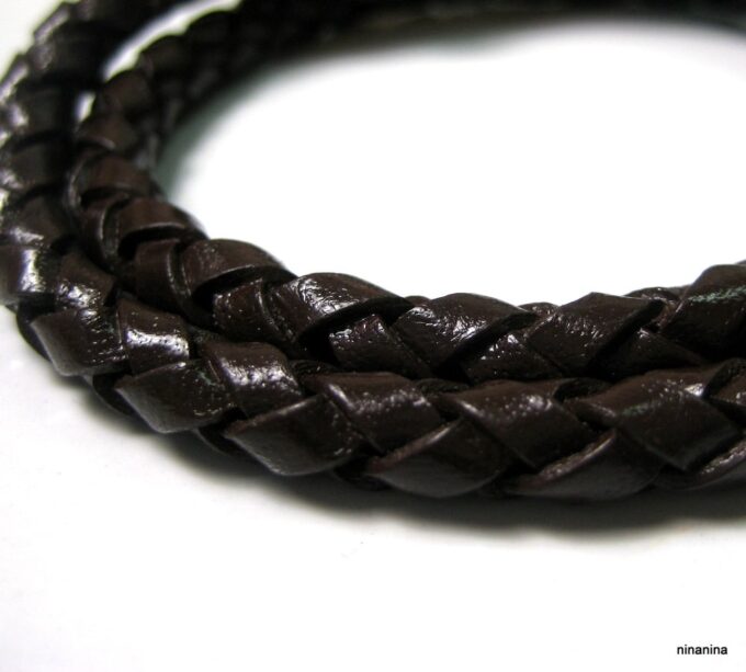 N2171terd_bracelet_cuir_tressee_et_fermoir_boule