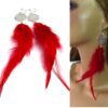 N2174ter_Boucles_doreilles_femme_plaque_argent_plumes_rouges-1