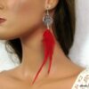 N2174terf_boucles_doreilles_plaque_argent_plumes_rouges-1