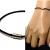 N2188_bracelet_homme_femme_cordon_cuir_fermoir_aimante_acier_inoxydable_aimante